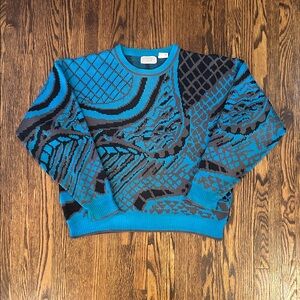 Vintage 90s Abstract Knit Sweater